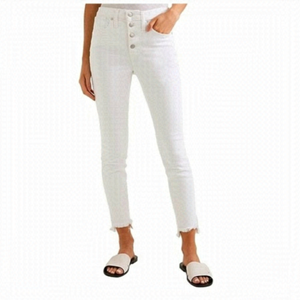 Madewell | 9" Mid-Rise Skinny Jeans in Pure White